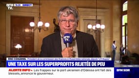 Rejet de la taxe sur les superprofits: "C'est une grosse déception", regrette le député LFI Éric Coquerel