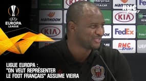 Ligue Europa : "On veut représenter le foot français" assume Vieira