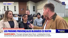 Attaque d'un fourgon pénitentiaire dans l'Eure: les deux centres pénitentiaires des Bouches-du-Rhône bloqués
