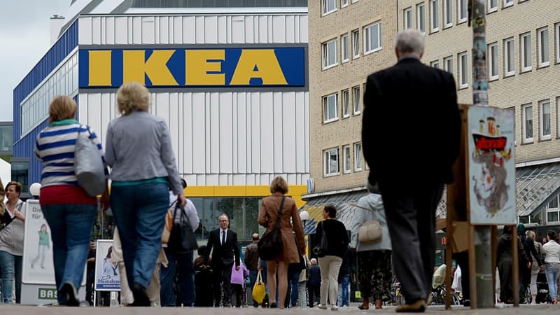 Les achats d'équipements de bureau ont progressé de 6,6% sur un an (Photo d'illustration: magasin Ikea à Hamburg)
