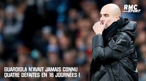Manchester City : quatre défaites après 16 journées, Guardiola n'avait jamais connu ça !