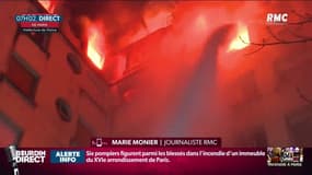 Incendie à Paris: les images des sapeurs-pompiers témoignent de la violence des flammes