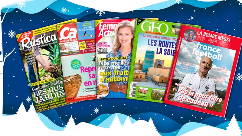 Offrez un abonnement à un magazine pour Noël !