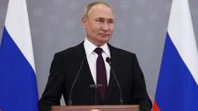 Le président russe Vladimir Poutine à Astana, au Kazakhstan, le 14 octobre 2022.