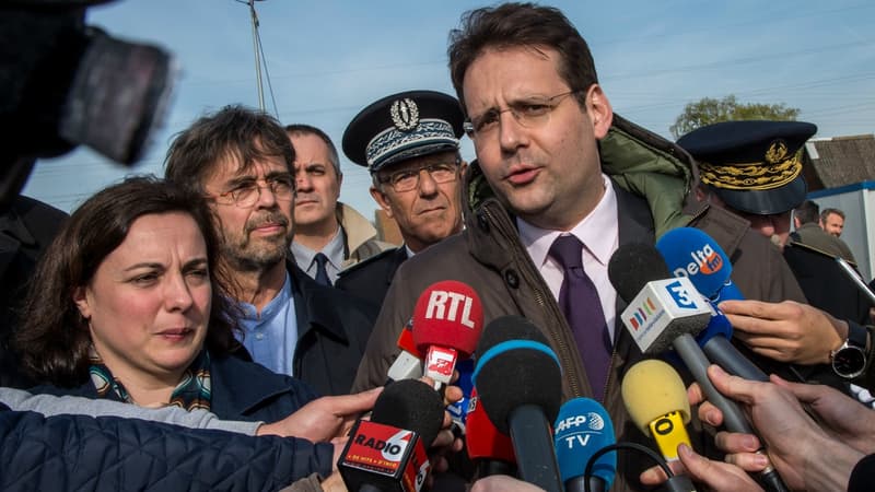Matthias Fekl et Emmanuelle Cosse à Grande-Synthe