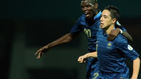 Paul Pogba et Samir Nasri après le succès des Bleus en Biélorussie (4-2)