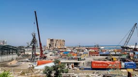 Une vue du port de Beyrouth, le 28 juillet 2021.