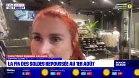 "C'est toujours bien": Sophie Julien, directrice des vitrines de Mulhouse, réagit à l'annonce du gouvernement de repousser la fin des soldes