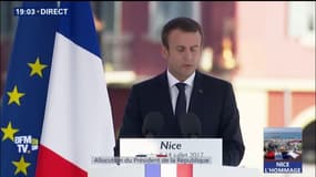 Hommage à Nice : "La liberté, nous savons désormais ce qu’elle coûte" dit Emmanuel Macron