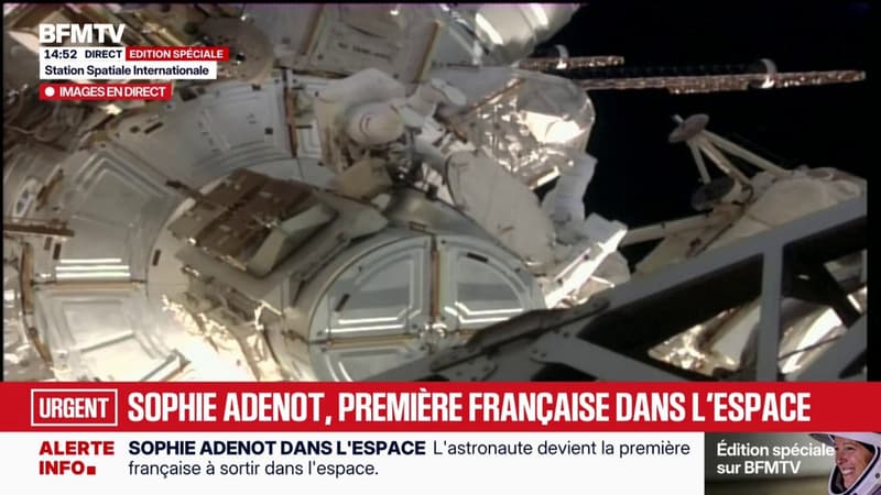 L'astronaute Sophie Adenot entame sa sortie de l'ISS et devient la première Française dans l'espace