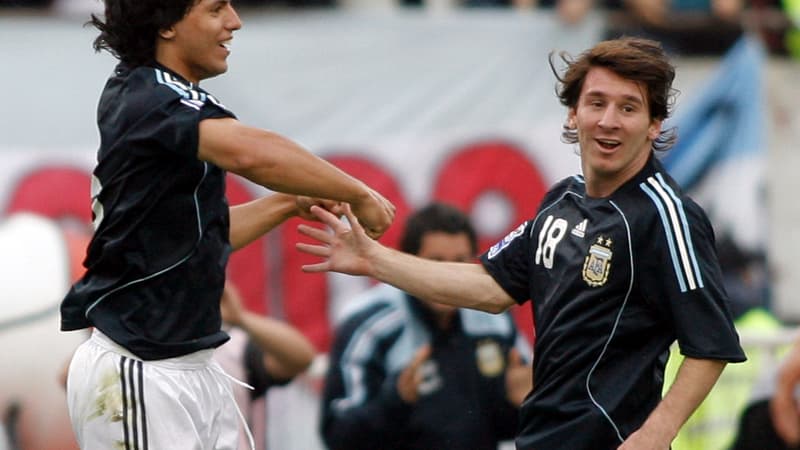 Sergio Agüero et Lionel Messi