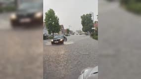 D'importantes chutes de pluie en Alsace, le 31 mai 2025.