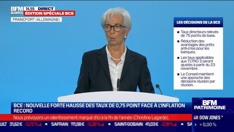 Christine Lagarde: l'inflation est passée à 9,9% en septembre