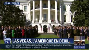 Fusillade à Las Vegas: une minute de silence observée à la Maison Blanche