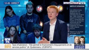 Questions d'éco: "En supprimant la taxe d'habitation, il y a 26 milliards de manque à gagner pour les communes", Adrien Quatennens