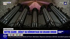 Notre-Dame: le démontage du grand orgue débute ce lundi