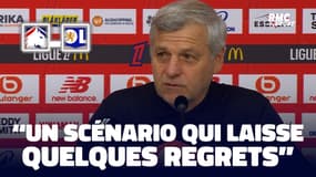 Lille 1-1 Lyon : "Un scénario qui laisse quelques regrets", confie Genesio