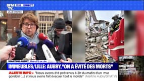 Immeubles/Lille : Aubry, "on a évité des morts" - 12/11