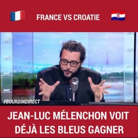 France-Croatie: Jean-Luc Mélenchon voit déjà les Bleus gagner