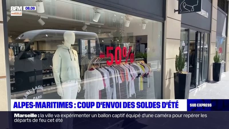 Alpes-Maritimes: coup d'envoi des soldes d'été
