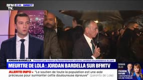 Jordan Bardella: "Certains participants à la marche [pour Lola] ont fait preuve d'indécence"