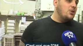 Ligue Europa: un boulanger marseillais prépare un biscuit aux couleurs de l’OM