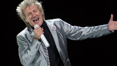 Rod Stewart sur scène en décembre 2013