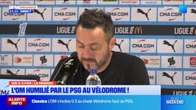 Classico: la conférence de presse d'après-match de Roberto De Zerbi 