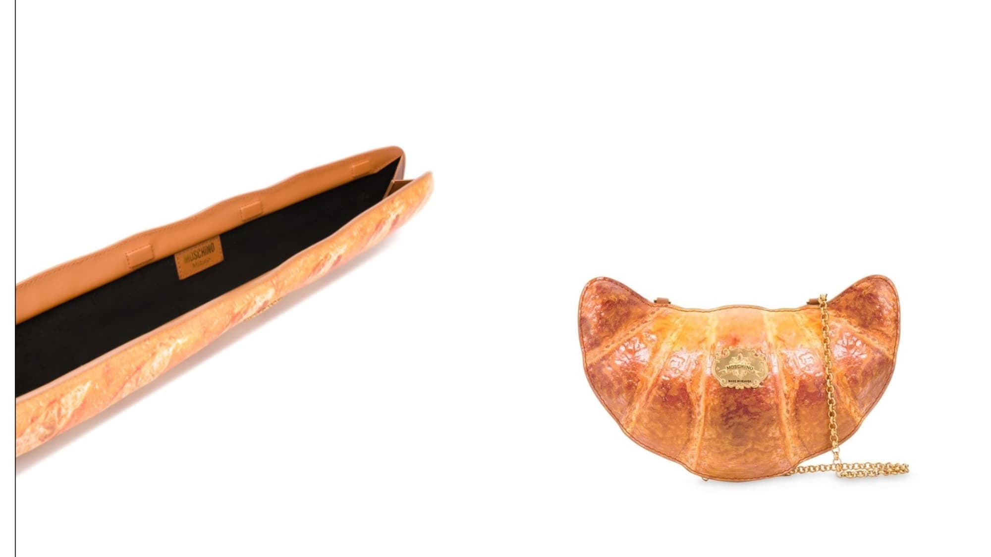 Des sacs "croissant" et "baguette" signés Moschino