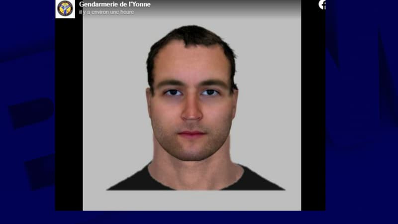 Le portrait robot de l'homme recherché.