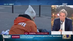 Le témoignage de Chantal, SDF: "Avec le confinement j'ai beaucoup de solidarité. C'est ça la France"