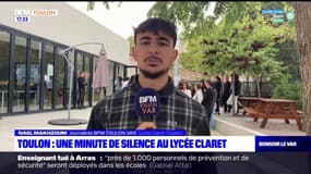 Professeur tué à Arras: une minute de silence au lycée Claret de Toulon