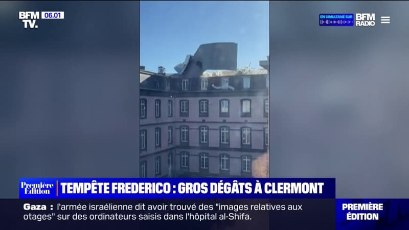 Tempête Frederico: d'importants dégâts à Clermont-Ferrand