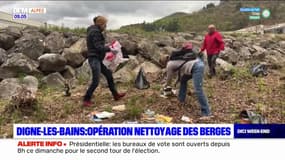 Digne-les-Bains : opération citoyenne pour nettoyer les berges 