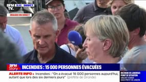 Incendies en Gironde: "Aujourd'hui, on a eu une totale inversion de la direction de la tête de feu", annoncent les autorités