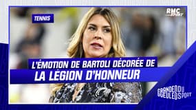 L'émotion de Bartoli, décorée de la Légion d'honneur