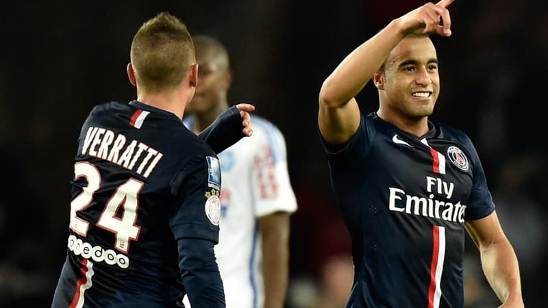 Marco Verratti et Lucas ont brillé face à l'OM