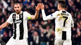Cristiano Ronaldo et Giorgio Chiellini réunis à la Juventus