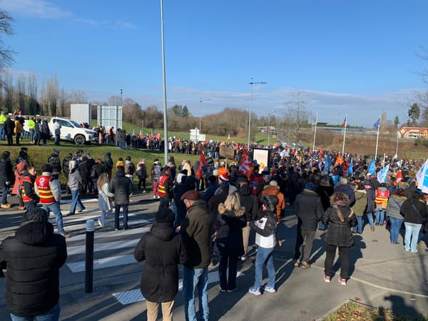 Manifestation à Guéret le 7 février 2023