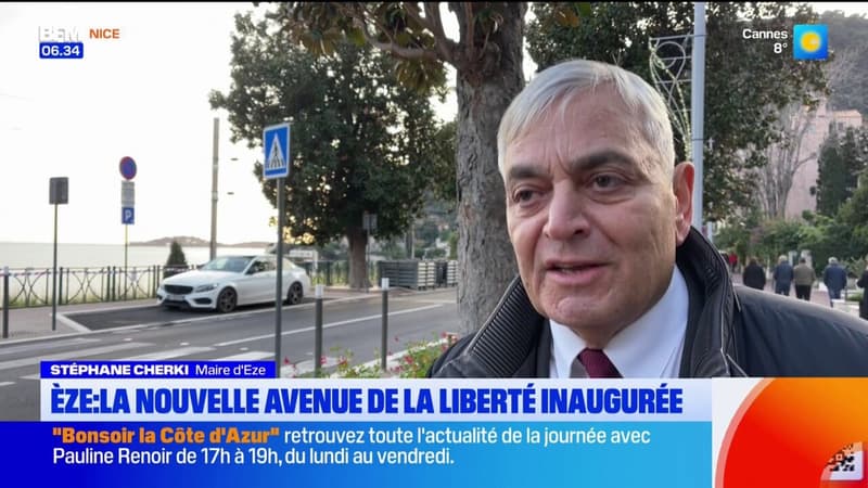 Èze: la nouvelle avenue de la Liberté a été inaugurée 