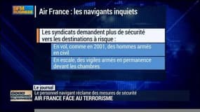 Attentats: le personnel d'Air France réclame plus de protection