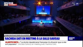 Selon Rachida Dati, "Paris mérite mieux que "l'idéologie ou le vide", mieux que "l'échec ou l'incompétence"