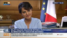 Najat Vallaud-Belkacem face à Ruth Elkrief (1/2)