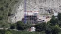 Le chantier de La Turbie, à Monaco