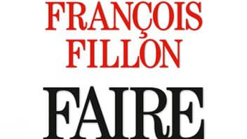 Le livre "Faire" de François Fillon, candidat à la primaire de la droite pour l'élection présidentielle de 2017
