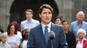 Le Premier ministre canadien Justin Trudeau, le 11 septembre 2019 à Ottawa. (Photo d'illustration)