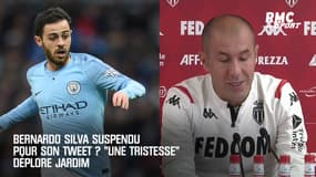 Bernardo Silva suspendu pour son tweet ? "Une tristesse" déplore Jardim