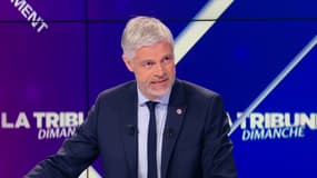 Laurent Wauquiez sur le plateau de BFMTV, le 27 avril 2025.