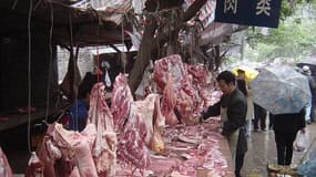 Un marché en Chine.