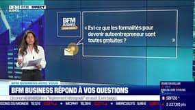 BFM Business avec vous : Les formalités pour devenir autoentrepreneur sont-elles toutes gratuites ? - 09/09